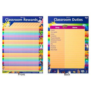 CLASSROOM REWARDS DOUBLE SIDED CHART *** While Stocks Last ***