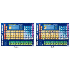 PERIODIC TABLE DOUBLE SIDED WALL CHART *** While Stocks Last ***
