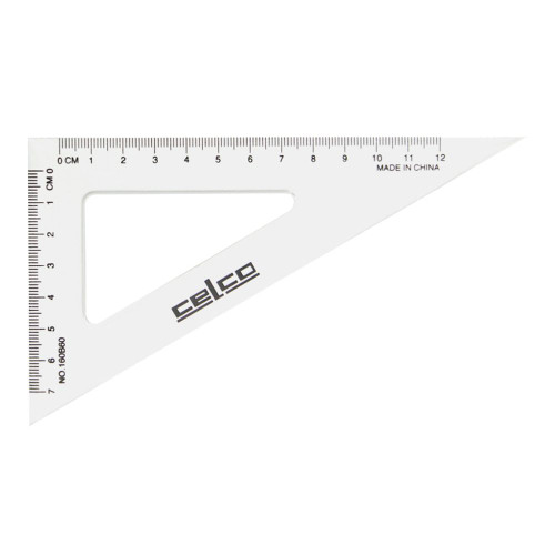 CELCO SET SQUARE 16cm 60 Deg