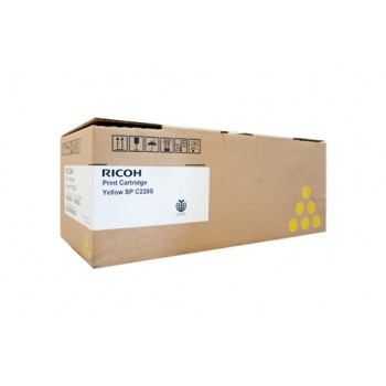 RICOH/LANIER TYPE 220 ORIGINAL YELLOW TONER CARTRIDGE 2K Suits SP C221N / C222DN / C220N / C222SF / C220S / SPC240