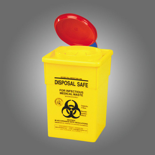 AEROHAZARD Sharps Disposal Container 2L, Each