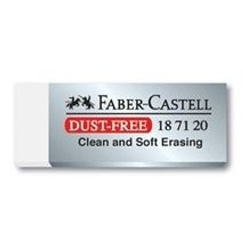 FABER-CASTELL DUST FREE PENCIL ERASER Large, with Sleeve 82-187120