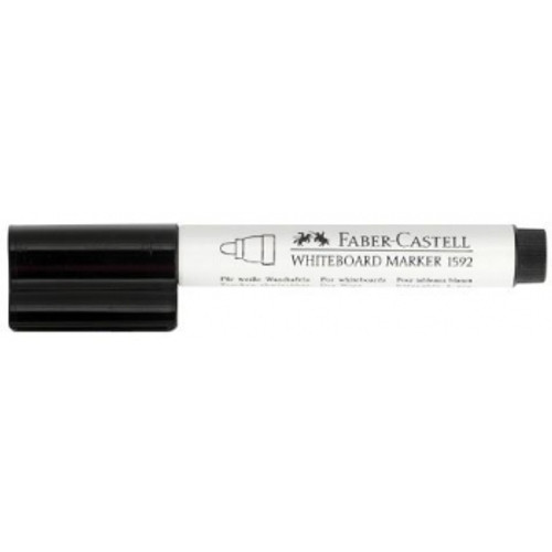 FABER WHITEBOARD MARKERS Bullet Tip Black Bx10