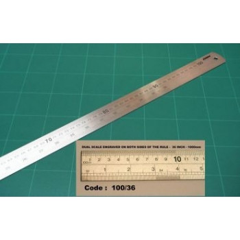 METAL RULE DUAL MEASURE 1m / 40"