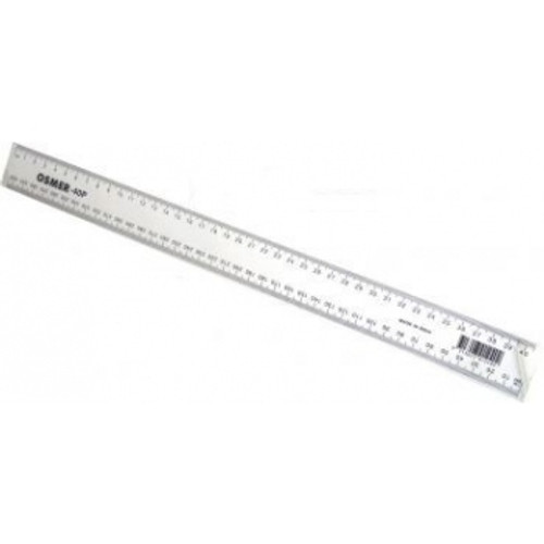 CLEAR PLASTIC RULER 40cm