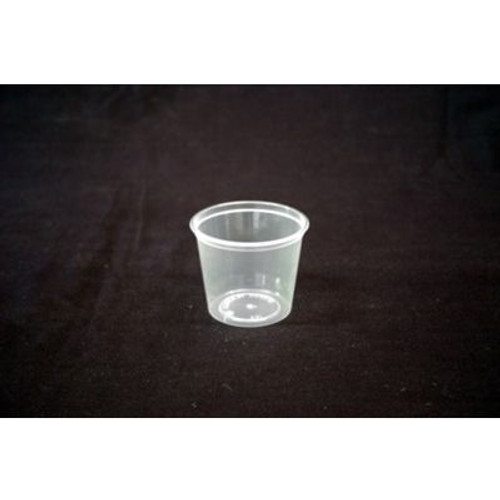 DISPOSABLE ROUND SAUCE CONTAINER 150ml Bx1000 (Lids Sold Separately)