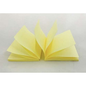 RAZORLINE "Z" NOTES YELLOW 76 x 76 Pop Up Pkt 6