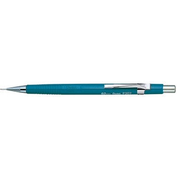 Pentel P200 Series Mechanical Pencil 0.7mm Lead Blue Barrel, Each