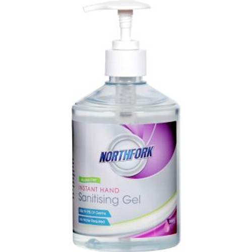 NORTHFORK HAND SANITISING GEL Alcohol Free 500ML Carton of 12