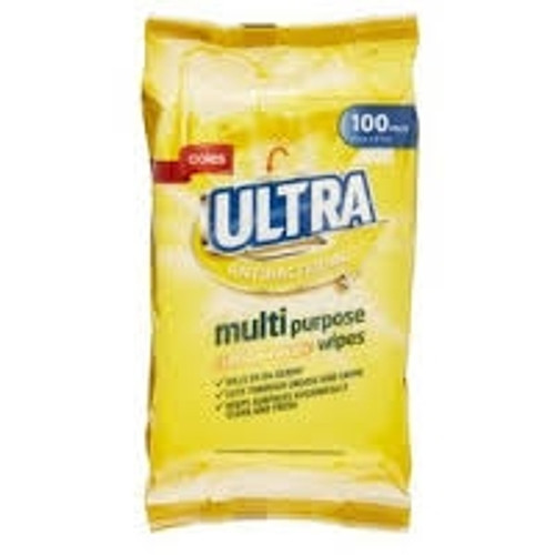 ANTIBACTERIAL MULTI-PURPOSE WIPES Pack of 100 ( **USE CODE # RS-454079 )