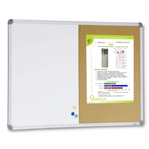 VISION CHART CLASSIC COMBO Corkboard and Whiteboard 900 x 600mm