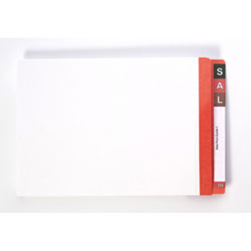 AVERY LATERAL FILES Foolscap White Orange Mylar Tab, Bx100
