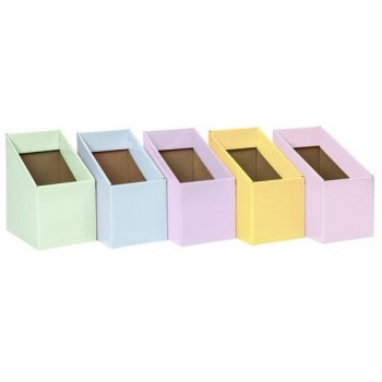 ELIZABETH RICHARDS BOOK BOX - MIXED PACK OF PASTEL COLOURS - PACK OF 5