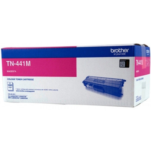 BROTHER TN-441M ORIGINAL MAGENTA BROTHER TONER CARTRIDGE 1.8K Suits Brother HL L8260CDW / L8360CDW, Brother MFC L8690CDW / L8900CDW