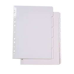 BANTEX MANILLA DIVIDER A4 10 Cut Divider White