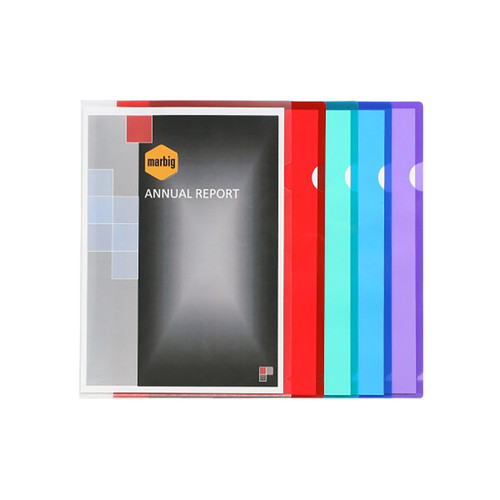 MARBIG ULTRA LETTER FILES A4 Poly Purple