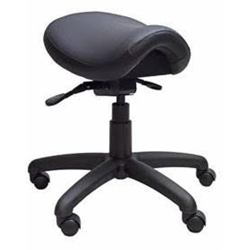 ERGO SADDLE SEAT Black Base & Gaslift