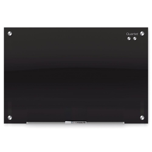 QUARTET INFINITY GLASS BOARD 450x600mm Memo Black