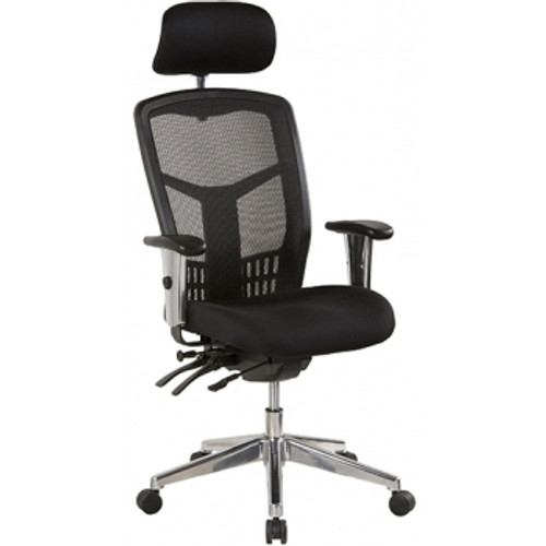 OYSTER HIGH BACK MESH CHAIR Black