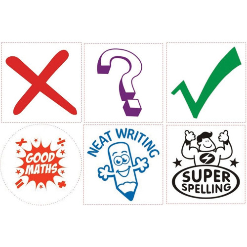 DESKMATE MERIT STAMP Marking 3Pk Assorted Titles *** While Stocks Last ***
