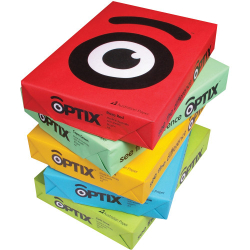 OPTIX COLOURED COPY PAPER A4 80GSM Cadi Lilac Ream of 500