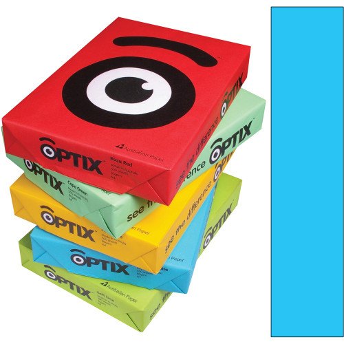 OPTIX COLOURED COPY PAPER A4 80GSM Inga Turquoise