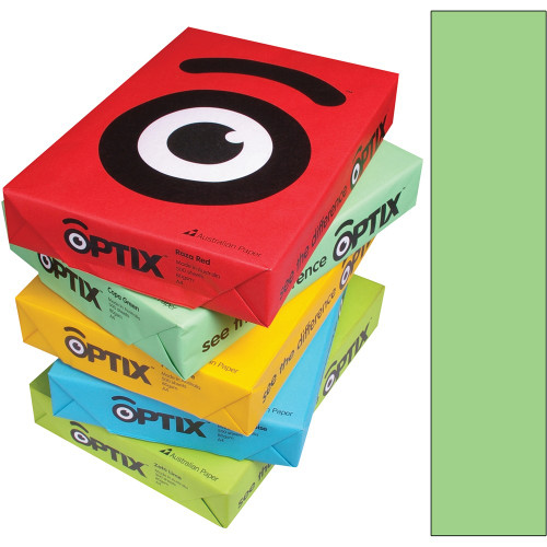 OPTIX COLOURED COPY PAPER A4 80GSM Copa Green