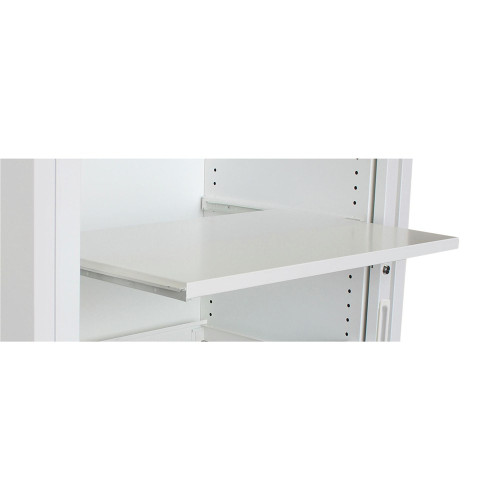 STEELCO REFERENCE SHELF Pull Out W900 White Satin