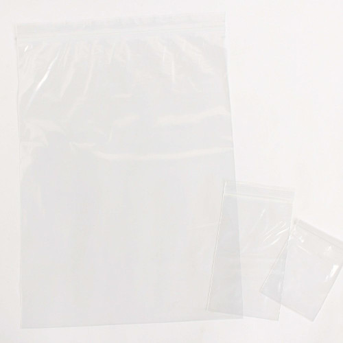 RESEALABLE BAG PP 265 X 390 MM CLEAR PACK 100