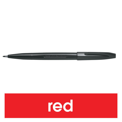 PENTEL S520 SIGN PEN RED