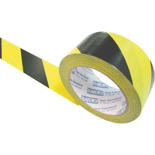 STYLUS 471 FLOOR MARKING TAPE Hazard Yellow/Black 48mmx33m