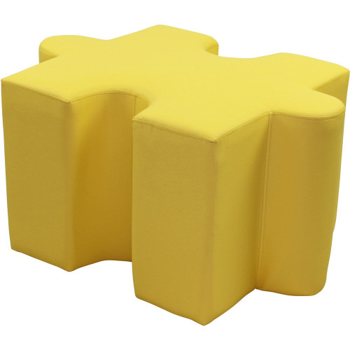 PUZZLE OTTOMAN Yellow