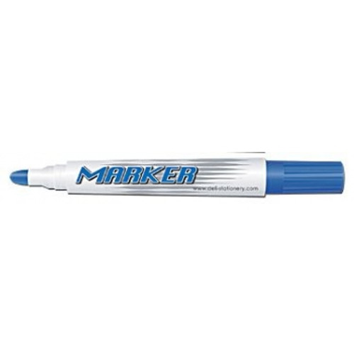 DELI BULLET POINT PERMANENT MARKERS Blue Pk12