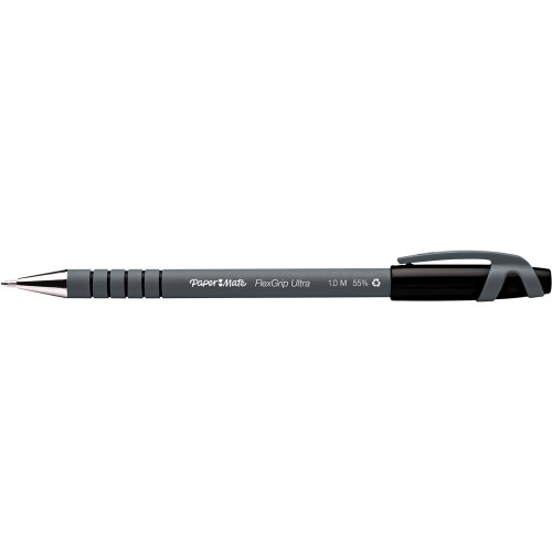 PAPERMATE FLEXGRIP MED BLACK CAPPED S20042208