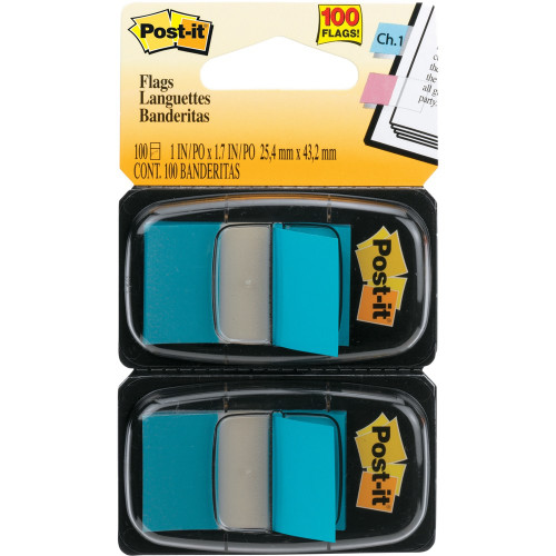 POST-IT FLAG TWIN PACKS 680-BB2 Bright Blue