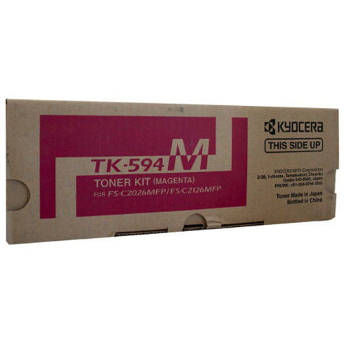 KYOCERA TK-594 ORIGINAL MAGENTA TONER CARTRIDGE 7K Suits FSC2126MFP/ FSC2026MFP/ FSC2526MFP/ FSC2626MFP/ FSC5250DN