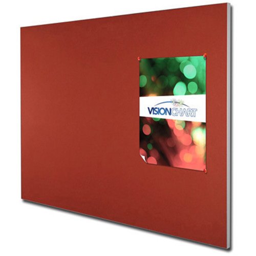 Visionchart Edge LX7 Vertiface Pinboard 1500 x 1200mm Autex ***Made to Order - Available in 40 Colour Options***