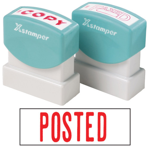 XSTAMPER -1 COLOUR -TITLES P-Q 1047 Posted Red