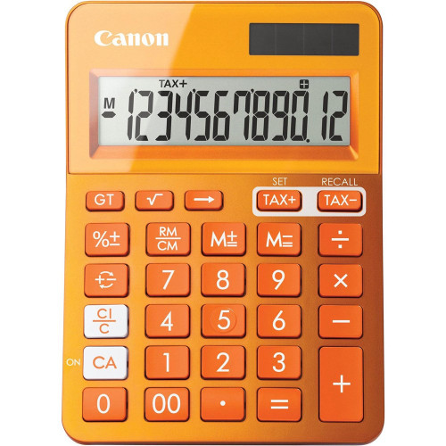 CANON LS123KM CALCULATOR Desktop Orange