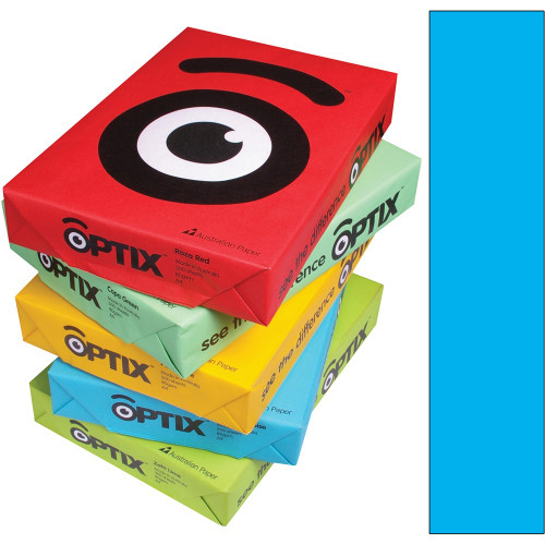 OPTIX COLOURED COPY PAPER A4 80GSM Zuli Blue