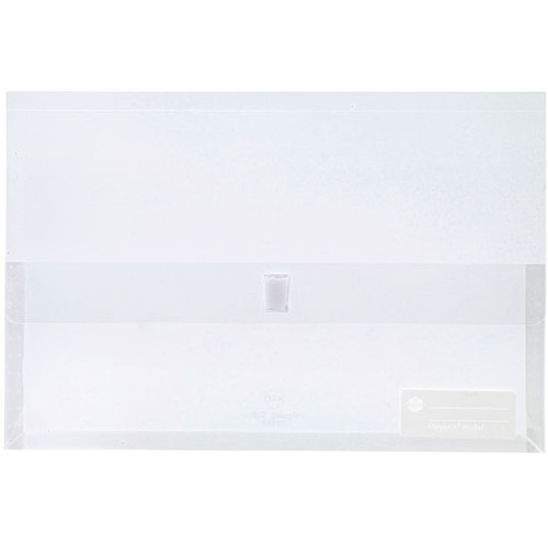 MARBIG POLYPICK DOCUMENT WALLETS Foolscap Clear
