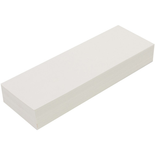 QUILL SENTENCE CARD 300x100mm Blank Strip Pack of 100