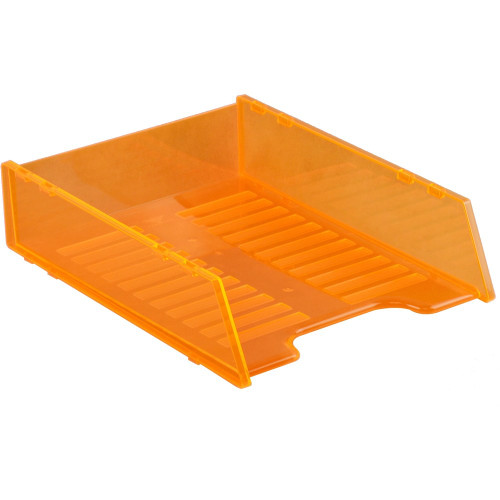 ITALPLAST NEON DOCUMENT TRAY Multifit - Neon Orange