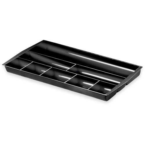 ITALPLAST Drawer Tidy - greenR - Recycled Black, Each