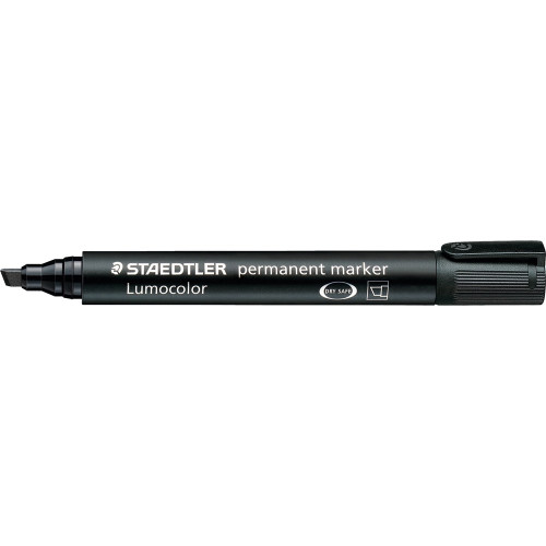 STAEDTLER 350 DRYSAFE PERMANENT MARKERS Black