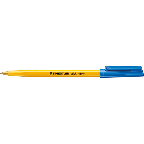 STAEDTLER STICK PEN F/P BLUE 430F3