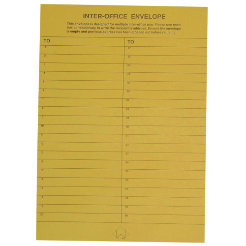 CUMBERLAND POCKET ENVELOPES C4 324x229 Gold Interoffice, 250