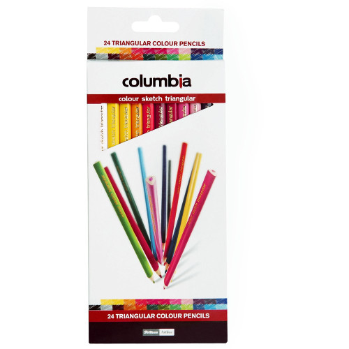 COLUMBIA PENCIL COLOURSKETCH Trio Assorted Pack of 24