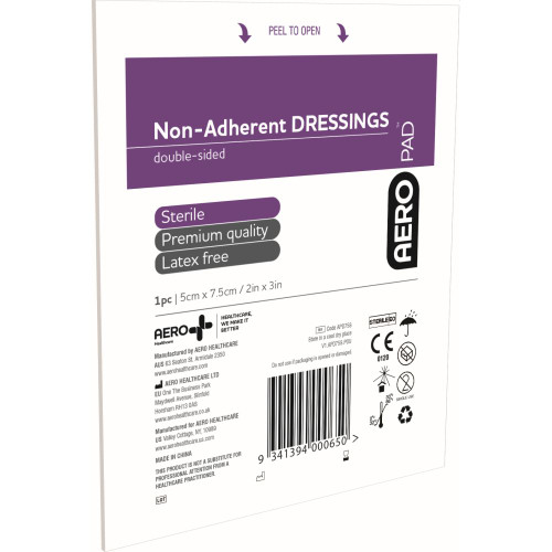 AEROPAD Non-Adherent Dressing 5 x 7.5cm, Each