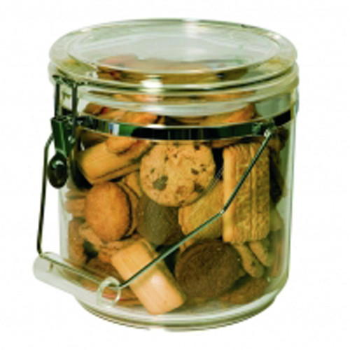 Connoisseur Storage Canisters W/Handle Round Acrylic, 4.5Ltr, Each